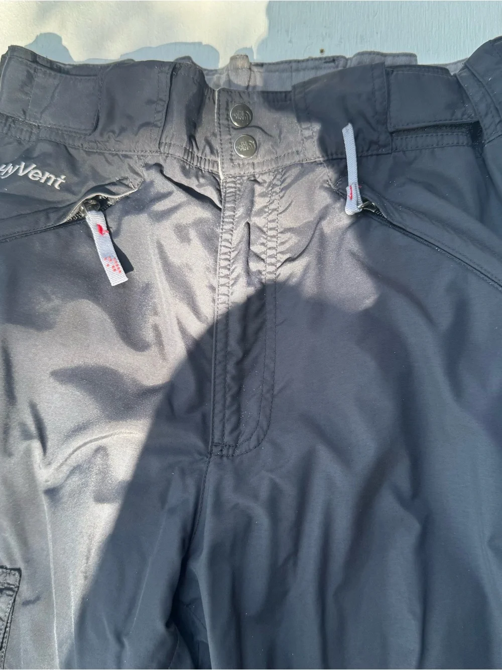 The North Face Pants Men's M HyVent Ski Snowboard Black Waterproof Insulated